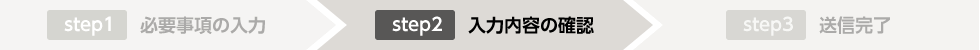 入力内容の確認