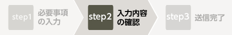入力内容の確認